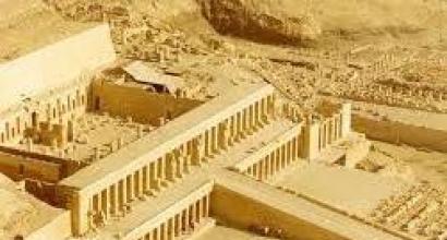 Arhitektūra - Karalienes Hatshepsutas templis Dayr el-Bahri