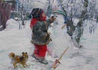 Kardan adam - kışın sembolünün tarihi