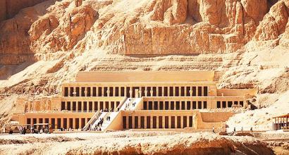 Temple of Queen Hatshepsut briefly