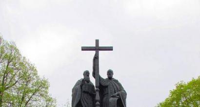 Denkmal für Cyril und Methodius